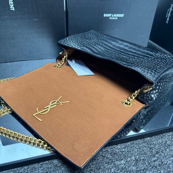 YSL Kate Medium Reversible Croc-Embossed Crossbody Bag #00019 - Image 2