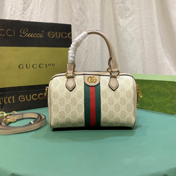 Gucci Mini Boston Gg Top-Handle Bag #00023