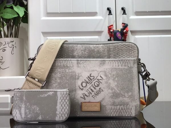 Louis Vuitton Trio Messenger Damier Salt #00085 - Image 5