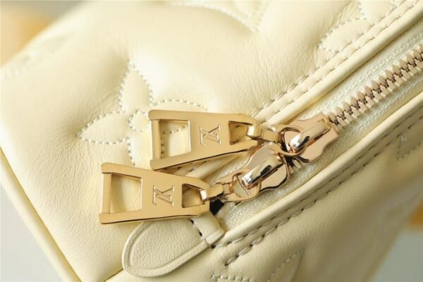 Lv Alma BB Bag with Wide Shoulder Strap Yellow #00056 - Image 4
