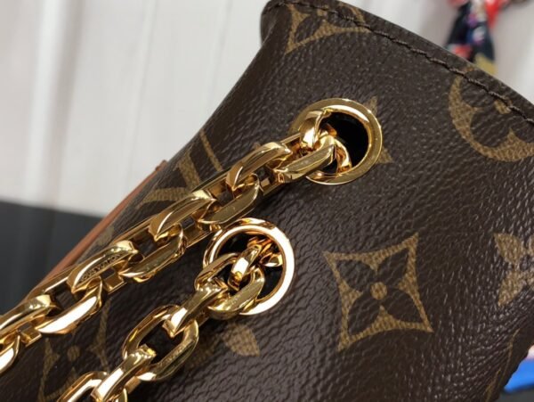 Mon Louiogram Canvas Bag Caramel Browns Vuitton Marcea #00058 - Image 6
