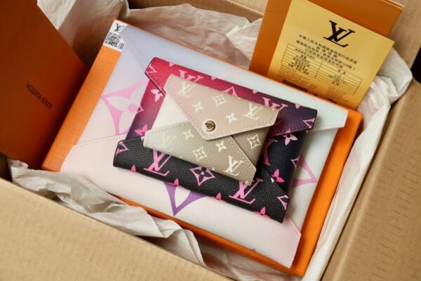 LV Sunrise/Sunset Monogram Canvas Kirigami Pochette Set #00048 - Image 4