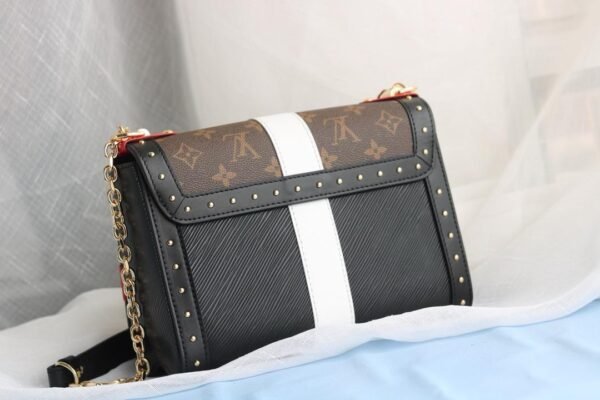 Louis Vuitton Brown Monogram Trunk Twist MM #00015 - Image 5