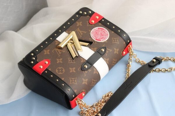 Louis Vuitton Brown Monogram Trunk Twist MM #00015 - Image 2