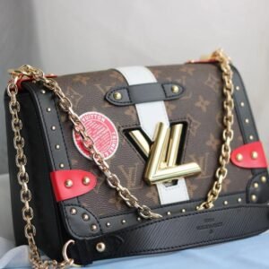 Louis Vuitton Brown Monogram Trunk Twist MM #00015