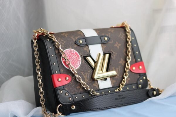 Louis Vuitton Brown Monogram Trunk Twist MM #00015