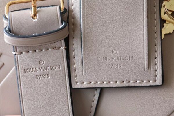 Louis Vuitton Keepall 45 Bandoulière Travel Bag - Greige Nude Monogram LeatherMONOGRAM LEATHER #00046 - Image 7