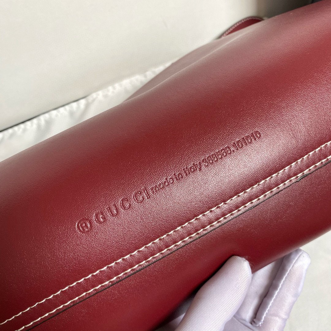 Gucci Reversible GG Blooms Large Leather Tote #00072 - Image 9