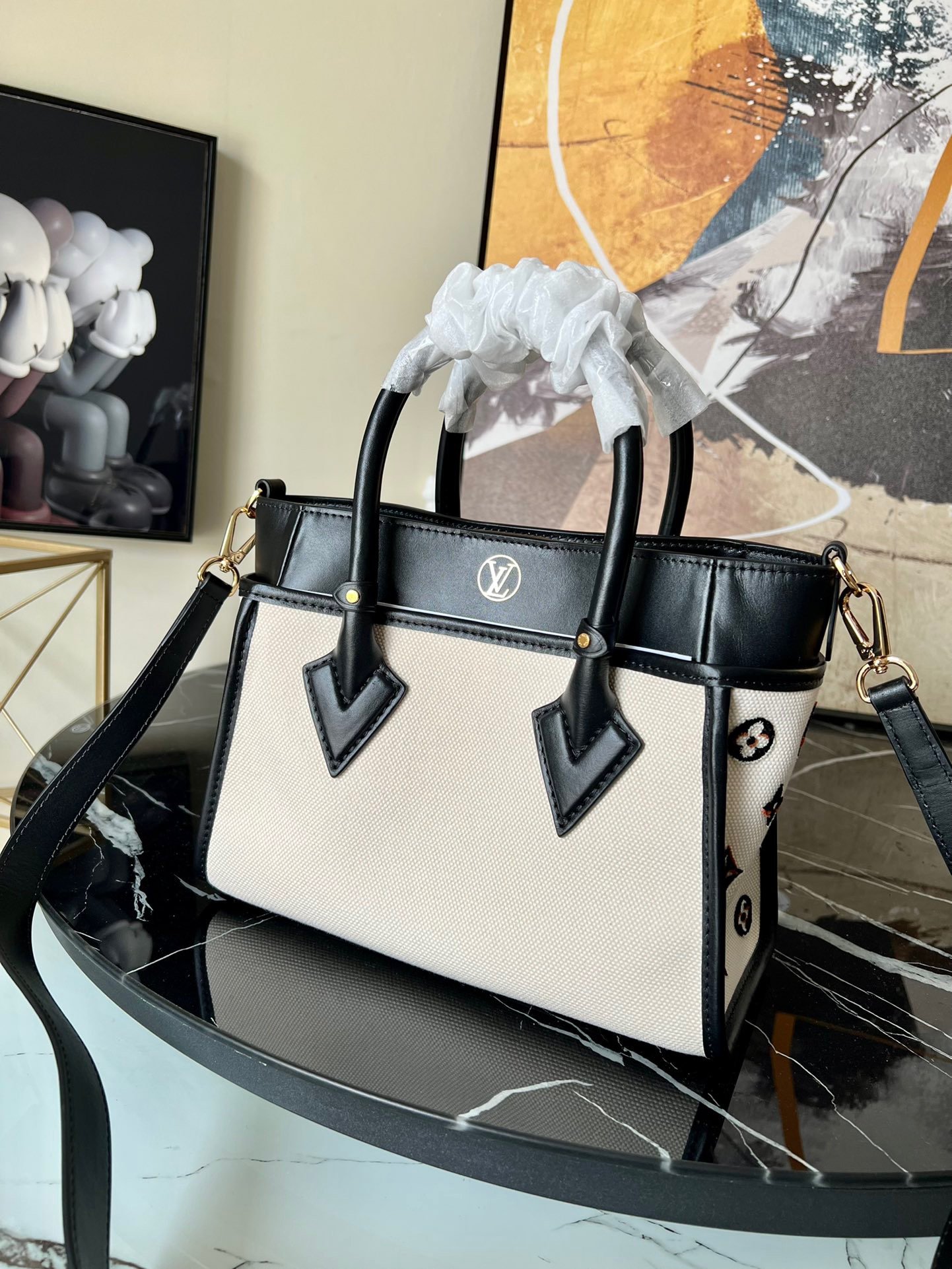 Louis Vuitton Handbag Black #00051 - Image 7