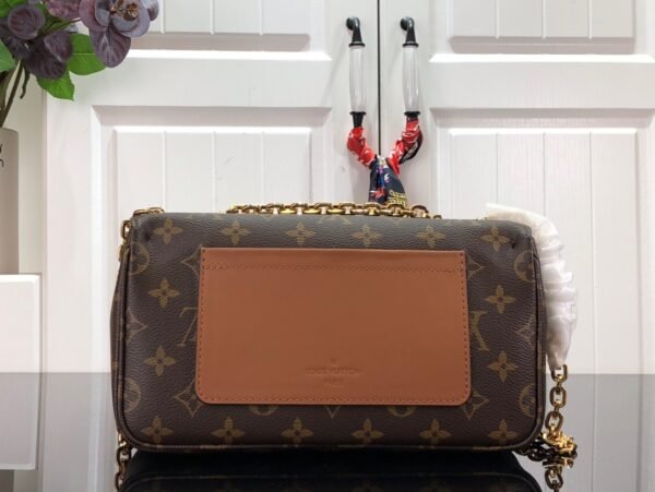 Mon Louiogram Canvas Bag Caramel Browns Vuitton Marcea #00058 - Image 9