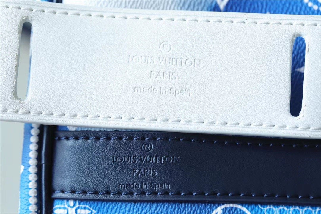 Louis Vuitton Keepall 50B Monogram Bandana Bleached Blue #00047 - Image 5