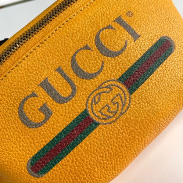 Gucci Print Leather Belt Bag #00030 - Image 6