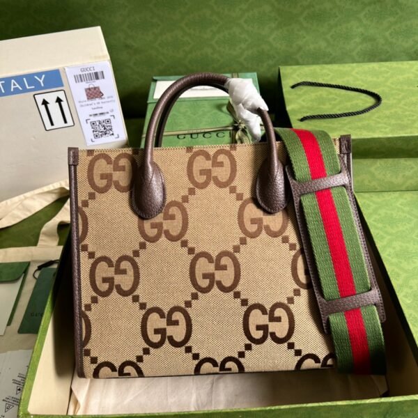 Gucci Tote Bag with Jumbo GG Bag #00094 - Image 9