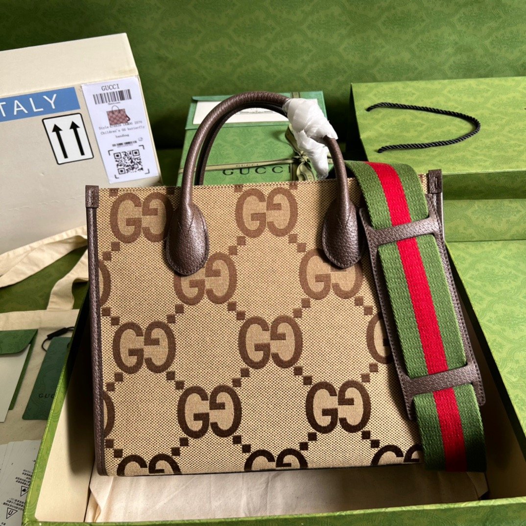 Gucci Tote Bag with Jumbo GG Bag #00094 - Image 9