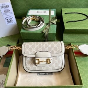 Gucci Horsebit 1955 GG Supreme canvas mini bag #00096