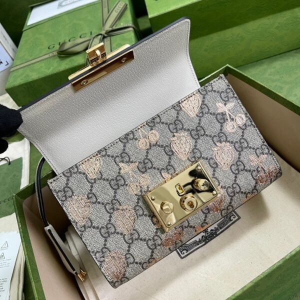 GUCCI Padlock small berry shoulder bag #109 - Image 5