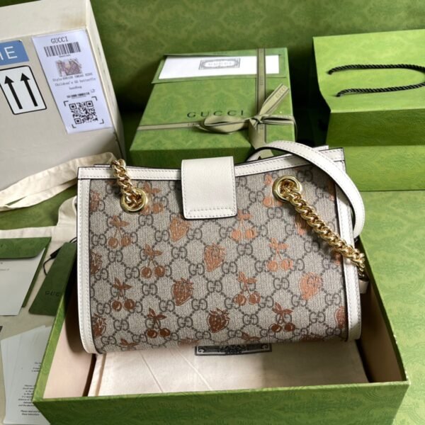 Gucci Padlock Small Berry Tote Bag #106 - Image 9