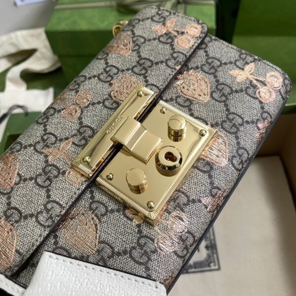 GUCCI Padlock small berry shoulder bag #109 - Image 6