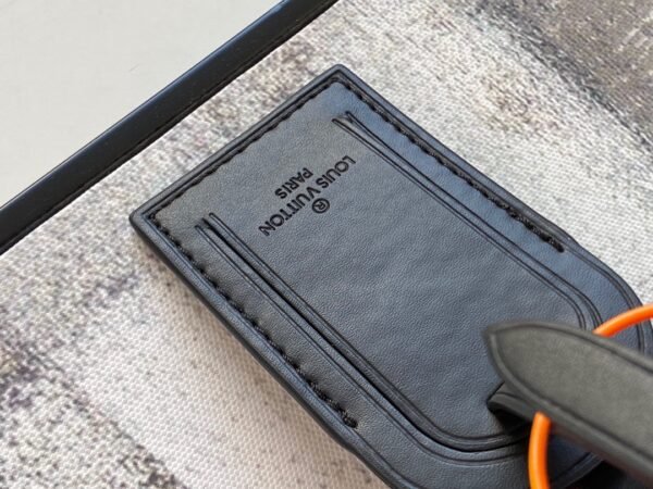 Louis Vuitton City Keepall Monogram Black/Orange Black Hardware #120 - Image 5