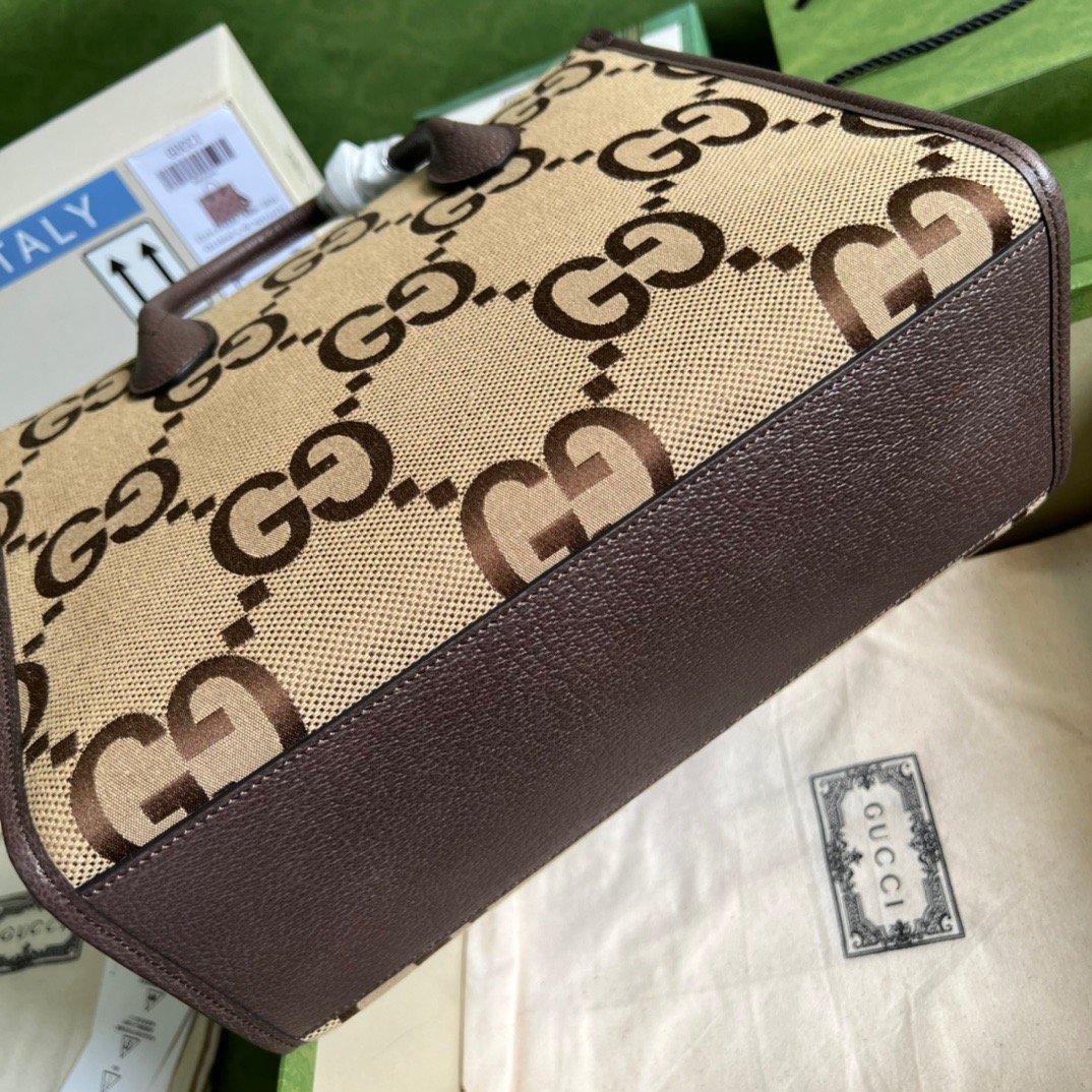 Gucci Tote Bag with Jumbo GG Bag #00094 - Image 7
