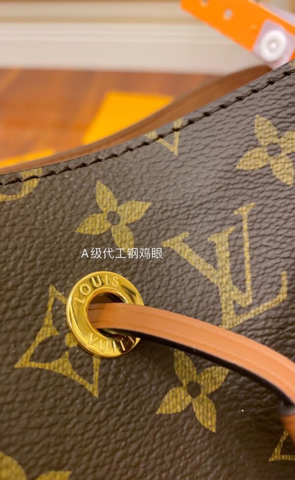 Luxury Monogram Canvas and Leather Handbag #122 - Image 6