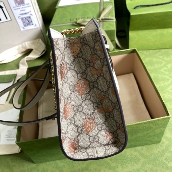 Gucci Padlock Small Berry Tote Bag #106 - Image 8