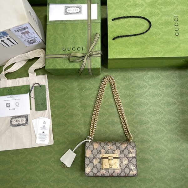 GUCCI Padlock small berry shoulder bag #109 - Image 3