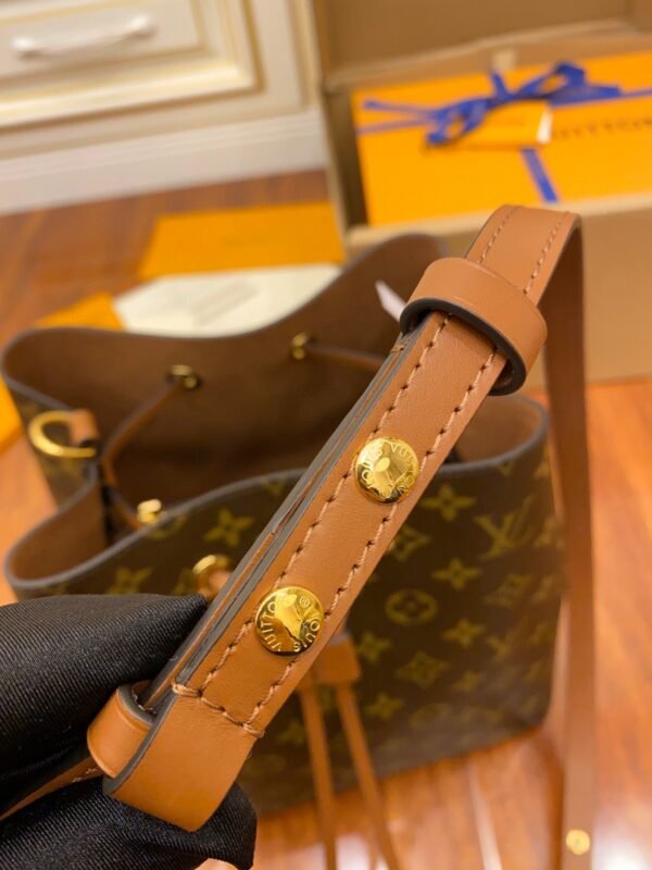 Luxury Monogram Canvas and Leather Handbag #122 - Image 2