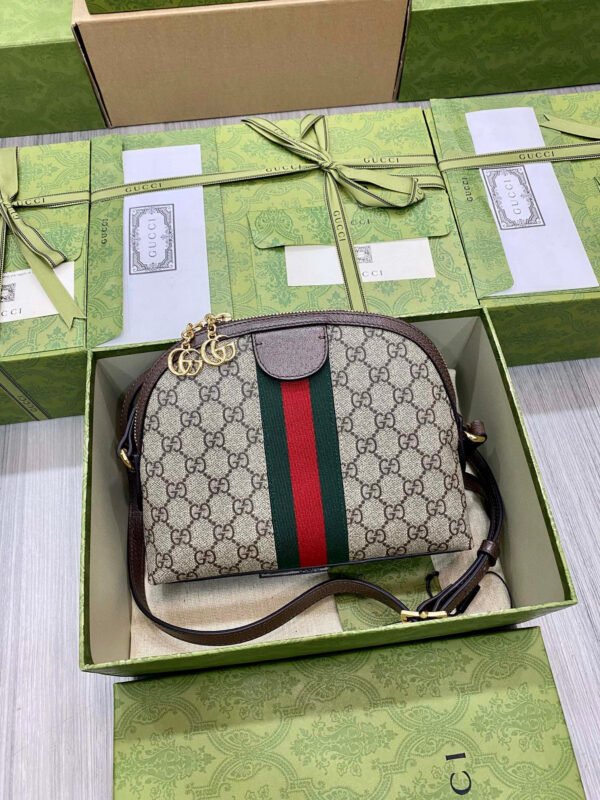 Gucci Outlet Leather Handbag Beige #125 - Image 3