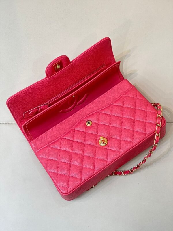 Chanel Flap Classic Pink Bag - Image 7