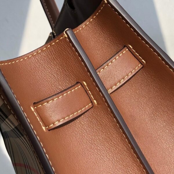 Burberry Vintage Check Two-handle Title Bag - Image 2