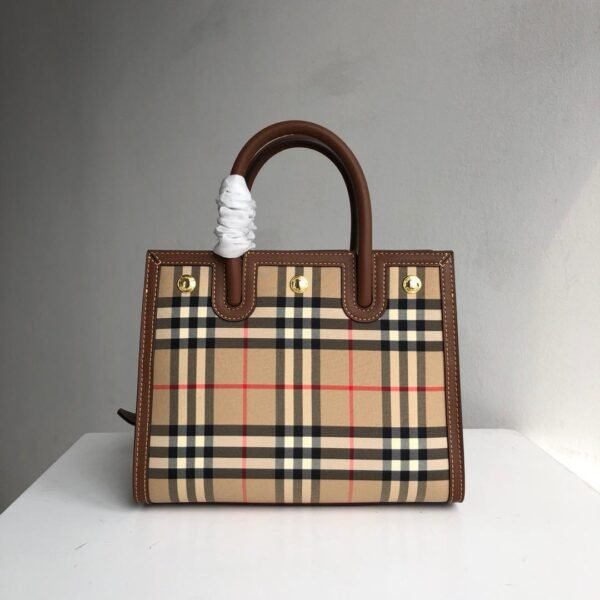 Burberry Vintage Check Two-handle Title Bag