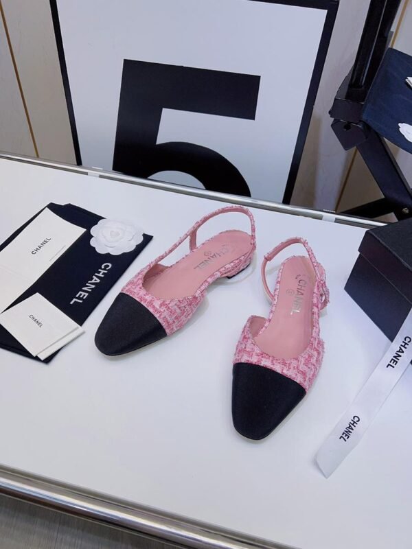 Chanel Women's Wool Lace Up Sandals