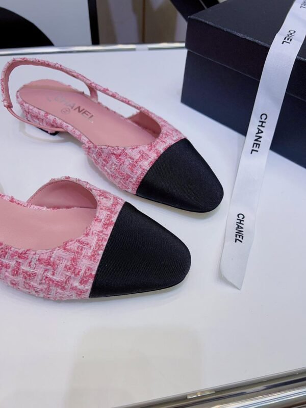 Chanel Women's Wool Lace Up Sandals - Image 2