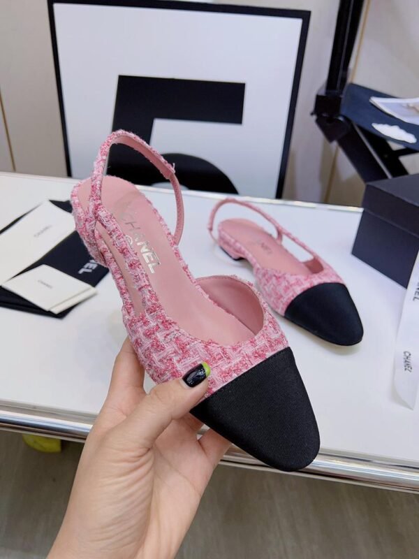 Chanel Women's Wool Lace Up Sandals - Image 3